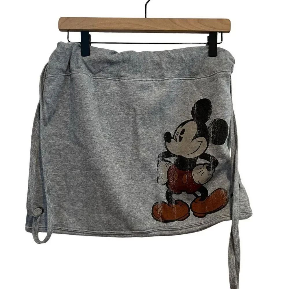 Disney Disneyland Resort Mickey Mouse Knit Jersey Drawstring Backpack